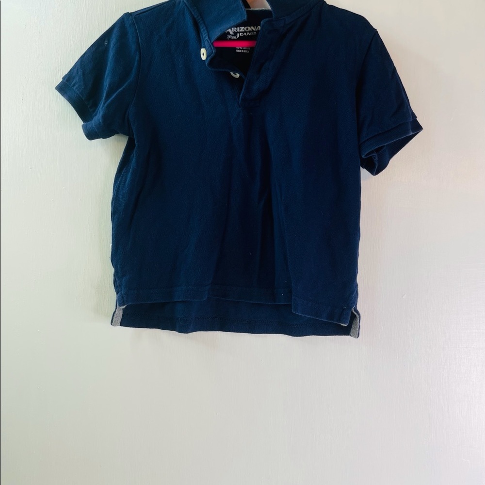 Boys Dark Navy Blue Polo 5T